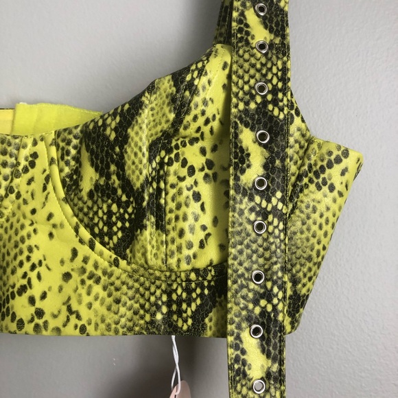 Snakeskin Printed Bralette - Picture 4 of 5
